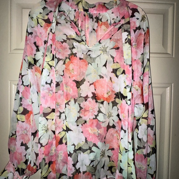 Zara Multicolor Floral Blouse - Picture 2 of 3